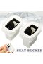2pcs Rear Seat Cushion Pad Clip Rear Seat Clips Seat Fixed Buckle Fastener Plastic For Q7 A4 A6 S... - 2