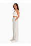 Keten Summer Pocketed Drawstring Loose Fit Trousers with Elastic Waist - 4