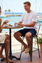 Men's Plus Size Shorts High Waist Plain Pattern Short Length Woven Look Pipe Leg - 2
