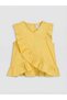 Lcw Kids Linen Look Girls Blouse and Shorts Set - 2