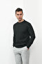 Wick Patterned Crew Neck Sweater