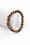 8 Mm Natural Stone Tiger Eye Stone Bracelet (Courage Stone)