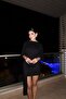 Women's Contrast Sequin Short Dress - 4