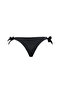 Women Swim's Side Strap Bikini Bottom - Black - 4
