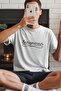 Unisex Oversize 24/1 Combed Cotton Dtf Printed T-Shirt - Dtf233 - 2
