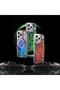 Magnetic Galaxy Magic Quicksand Slim Case for iPhone 16 Pro - Glow in the Dark Shockproof Cover - 4
