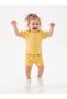 Cotton Organic Special Series Wooden Button Detailed Baby Girl Set of 2 - 2