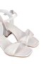 Cross-Strapped Stoned 31- Evening Dress Shoes - Gray - 4