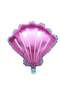 Lilac Pink Sea Shell Foil Balloon 52X54 cm Birthday Party Decoration - 3