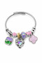 Mixed Figure Charm Bracelet – Stainless Steel Women's Bracelet - 3