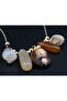 Brown Bohemian Natural Stone Necklace - 3