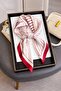 Women's 2-Piece Scarf Set 50X50 cm Silky Neck Shawl Marine Striped and Patterned Accessory Combination - 2