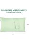 Pillow Cases Pack of 2, 50x75 cm Standard Ultra-Soft Brushed Microfiber Mint Green - 2