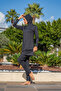 Women's Turtleneck Full Covered Black Long Sleeve Quick Drying Sea Pool Hijab Swimsuit Set - 2