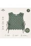 Baby Girl Set with Wide-Leg Jeans, Knitted Sweater and Shirt, 3-Piece - 4