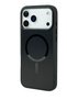Urr Iris Matte Pure Glass Magsafe Cover Compatible with iPhone 17 Pro Max - Black - 3