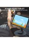 New Design Foldable Phone Stand For Desk Anti-Slip 360 Rotating Metal Mobile Phone Holders For All Phones Dock Holder - 4
