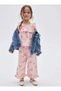 Gap Baby Girl Pink Floral Patterned Ruffle Muslin Pants 0-5 Years Pink