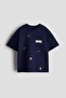 Oversized printed T-shirt