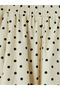 Elastic Waist Polka Dot Poplin Flared Skirt - 6