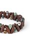 Partisan Men's Bracelet, 925 Sterling Silver, Beaded Bracelet, with Date Stone & Jade, Handmade Adjustable Jewelry - 2