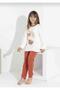 Girl's Printed Long Sleeve Pajama Set – Cute Home Wear-8408- - 5