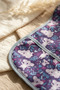Koala Dream Liquid-Proof Baby Food Bib with Pockets - Purple Patterned Stain-Proof Wide Supplementary Food Bib 6-2 - 4
