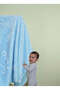 Ultra-Soft Embossed Baby Blanket – Lightweight, Cozy & Plush 140x110cm, Blue - 4
