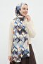 Spiral Pattern Cream Soft Cotton Shawl