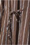 Tunnel Detailed Striped Shirt Brown - 6