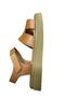 Women's Flat Thick-Soled Ankle-Strap Genuine Leather Sandals - 2