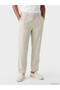 Quality Parts from Çelebi Store Standart Fit 100% Linen Men's Trousers - 2