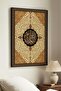 İnneke Le'Alâ Hulukin Azîm Written Single Wooden Table - Black Wooden Framed Home and Business Table - 3