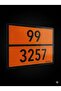Adr Plate 99 3257 Hot Liquid Transport Sign - Reflective Metal Sheet 40X30 cm - 2