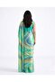 Lagoon Marble Print Chiffon Saree - 3