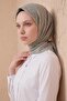 Soft Scarf Lina Flora Dark Ecru 90X90 - 3