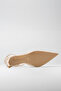 Classic Heeled Shoes Open Back Shoes High Heels Pointed Toe - 4