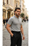 Men's Button Collar Short Sleeve Cotton Knitwear T-Shirt - 6
