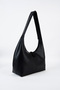Women's Delicate Black Medium Size Suede Zipper Closure Handbag and Shoulder Bag - 5