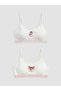 Peak New Season K-Pop Demon Hunters Printed Girls' Bustier 2-Piece Set
