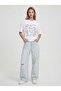 Meow Boxed Fit Women's T-Shirt - White - C590 - 5