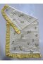 100% Cotton Muslin Baby Blanket with Ruffles, Double Layer Coverlet - 6