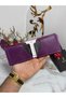 100% Genuine Crazy Leather Hand-Sewn Minimalist Wallet - Vintage with Snap Fasteners Textured Quality Men's Wallet - 2
