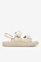 Children's Unisex White Velcro Sandals