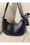 Scarf Detailed Baguette Women's Hand and Shoulder Bag - 2