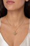 316L Steel Chain Gold Color Fly Model Zircon Stone Women's Necklace - 2