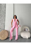 Double Blazer Suit with Thick Belted Vest and Trousers - 7