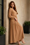 Hijab Dress B2527 Camel - 3