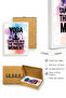 White Wooden Framed Abstract Yoga Themed Painting - Vibrant Tones |   Huhu1259 - Single Table White Frame - 2