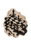 Sdt Artistic Illusionary Chess Patterned Cream Tone Abstract Woven Base Decorative Carpet Sdt1395